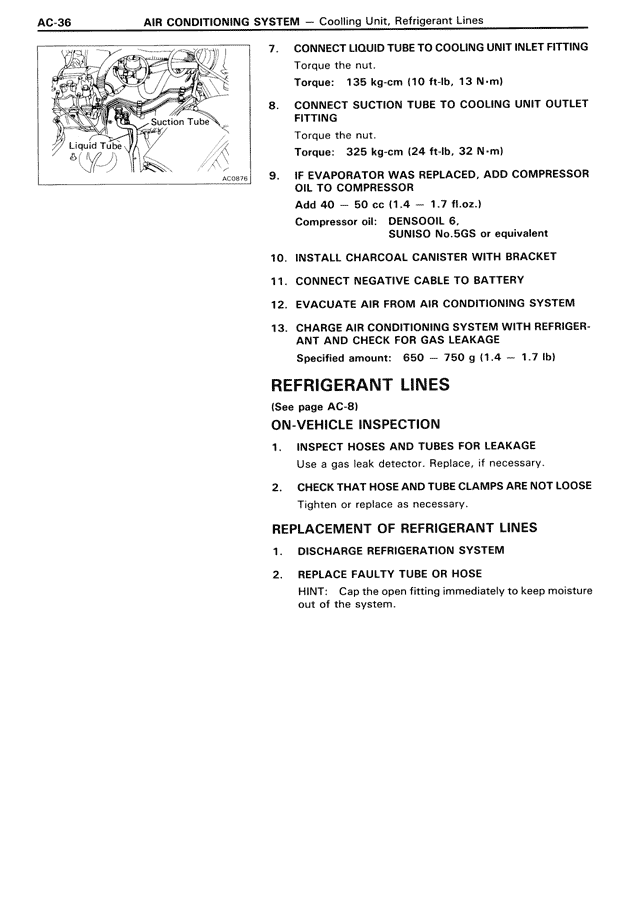 Air Conditioning System - AC-36