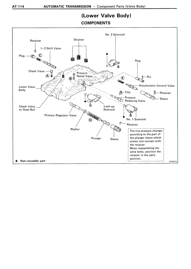 Lower Valve Body