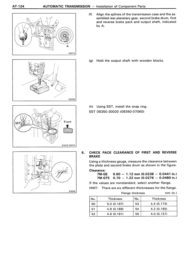 Automatic Transmission - AT-124