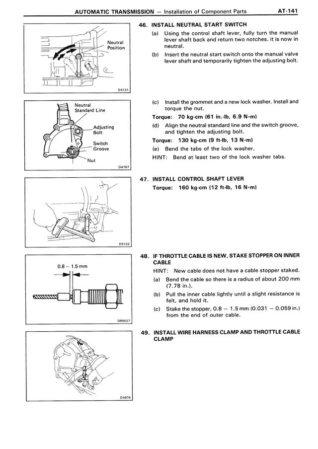 Automatic Transmission - AT-141