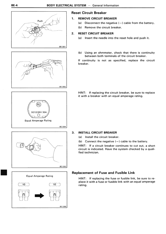 Body Electrical System - BE-004