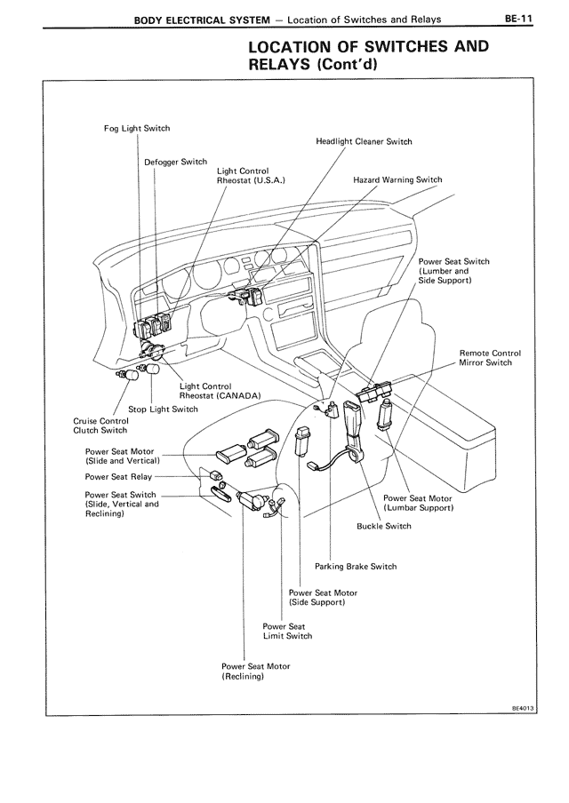 Body Electrical System - BE-011