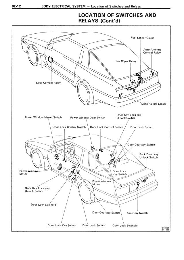 Body Electrical System - BE-012