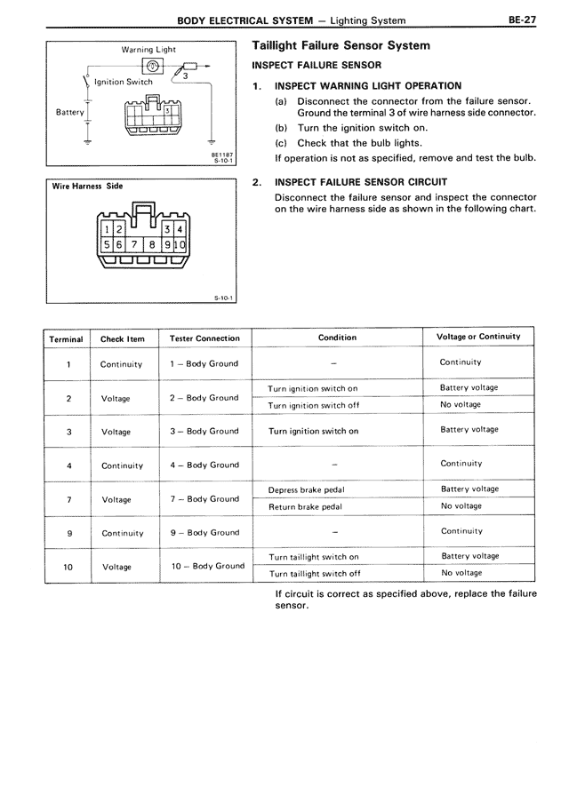 Body Electrical System - BE-027