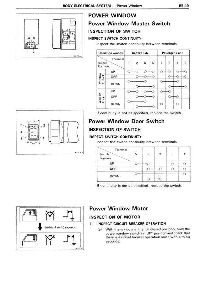 Body Electrical System - BE-049