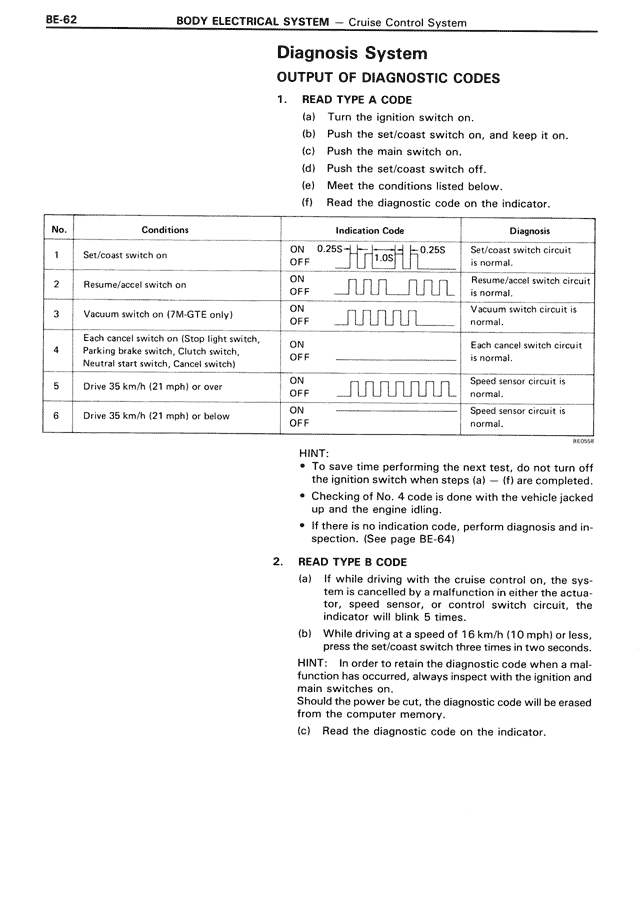 Body Electrical System - BE-062
