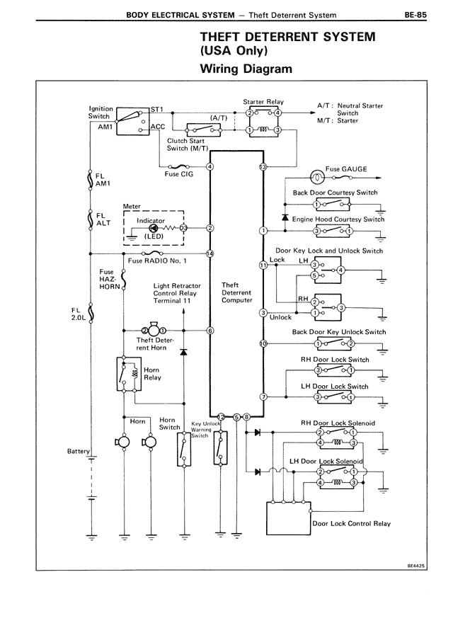 Body Electrical System - BE-085