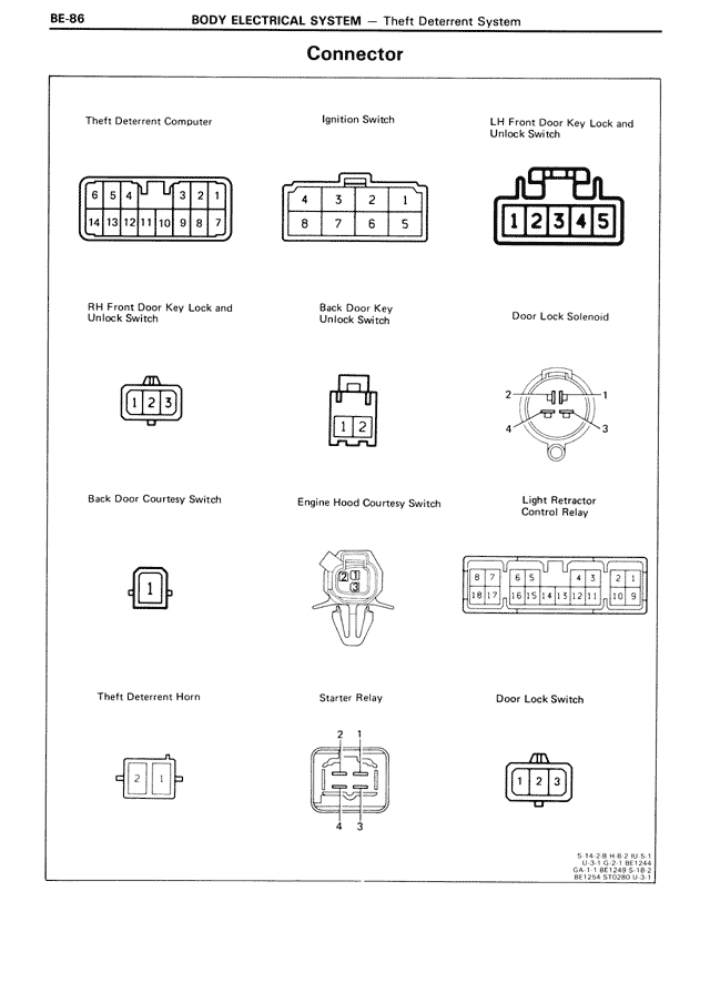 Body Electrical System - BE-086