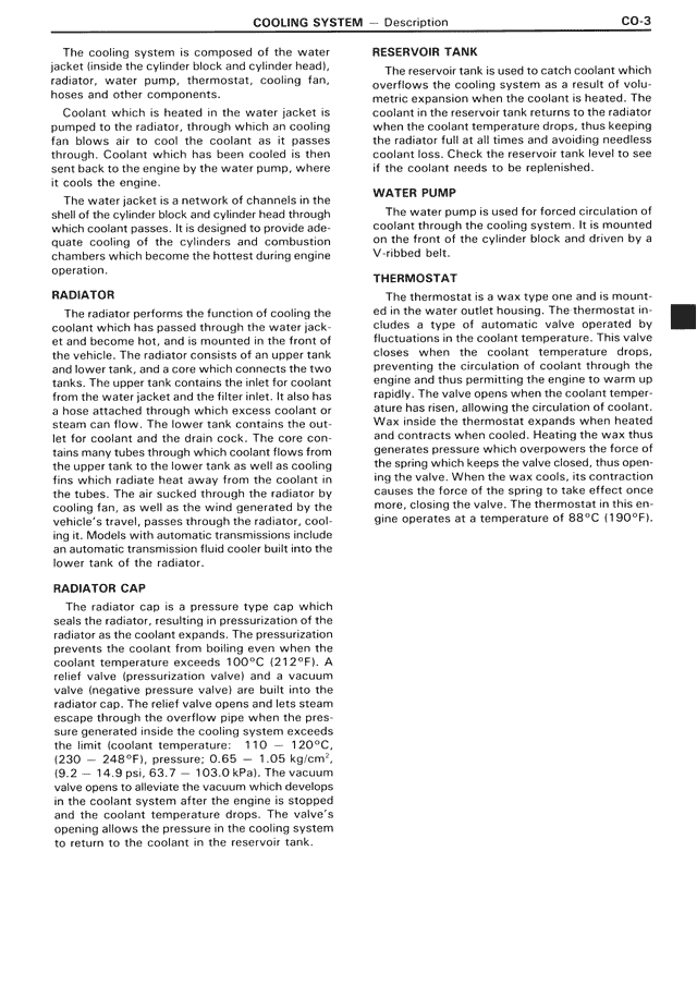 Cooling System - CO-03