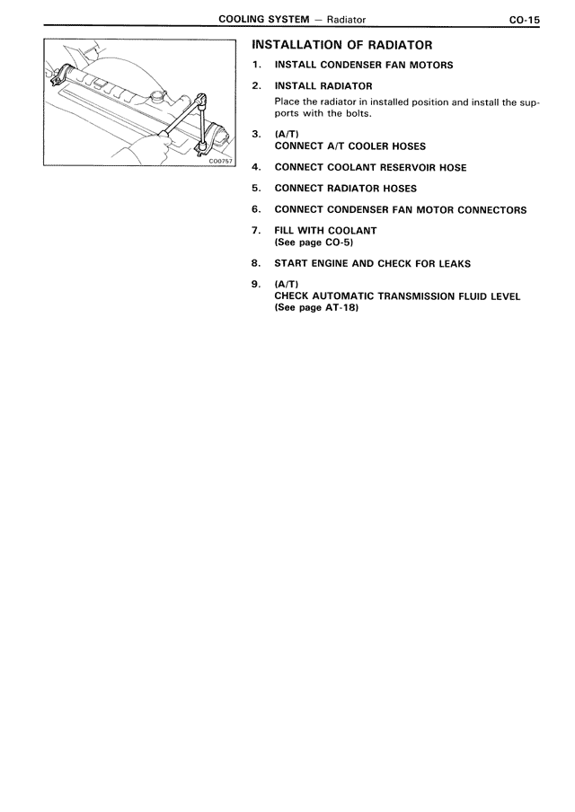 Cooling System - CO-15