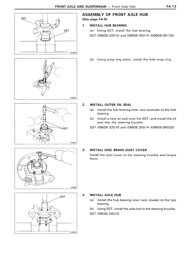 Front Axle And Suspension - FA-13