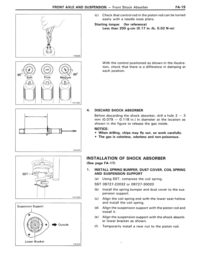 Front Axle And Suspension - FA-19