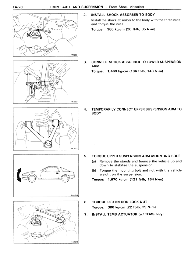 Front Axle And Suspension - FA-20