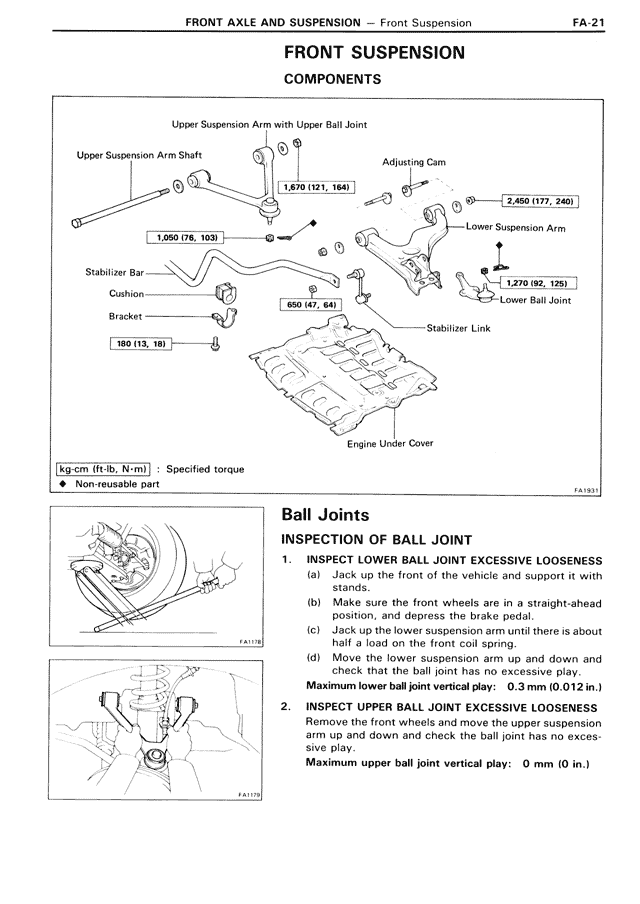 FRONT SUSPENSION