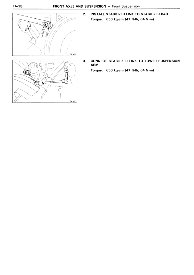 Front Axle And Suspension - FA-28