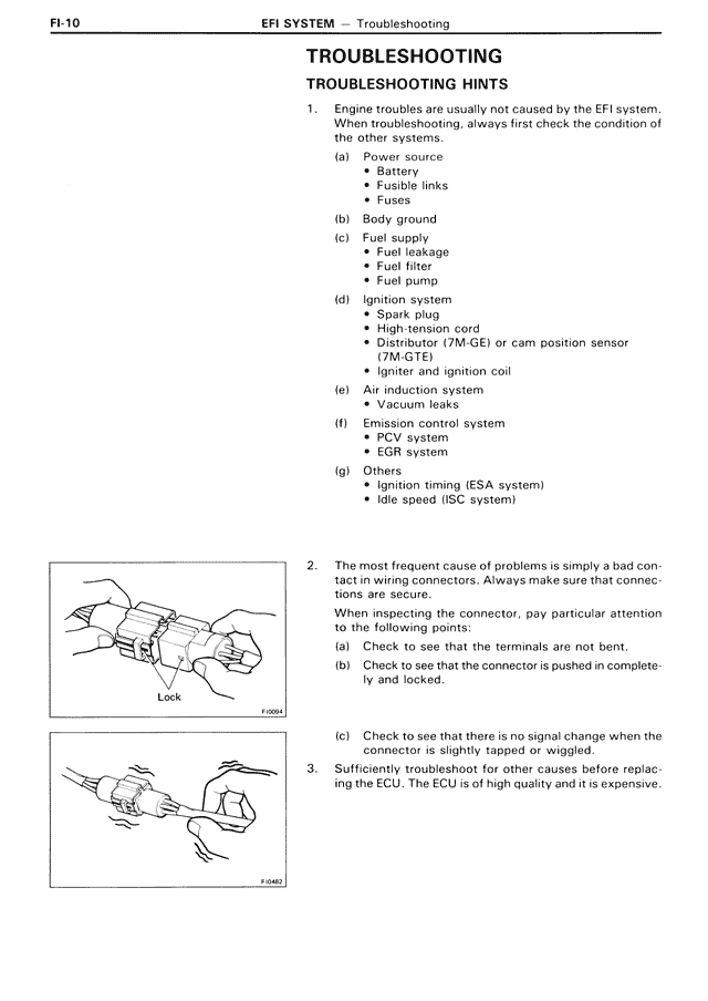 TROUBLESHOOTING