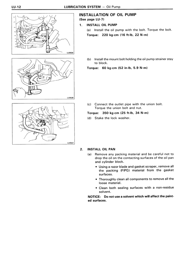 Lubrication System - LU-12