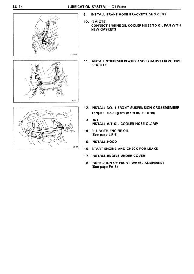 Lubrication System - LU-14