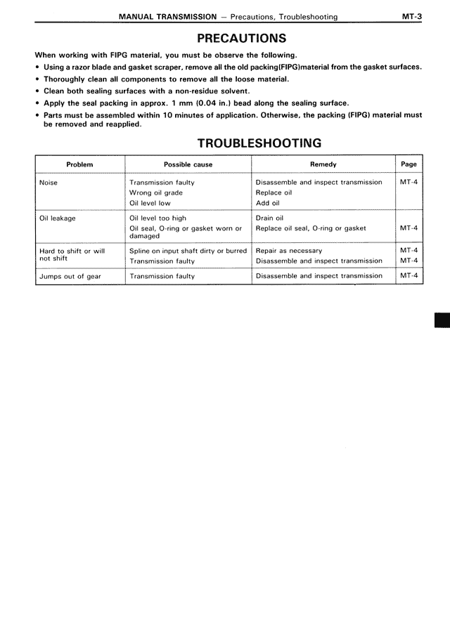 Manual Transmission - MT-03