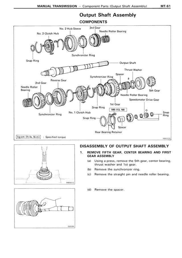 Output Shaft Assembly