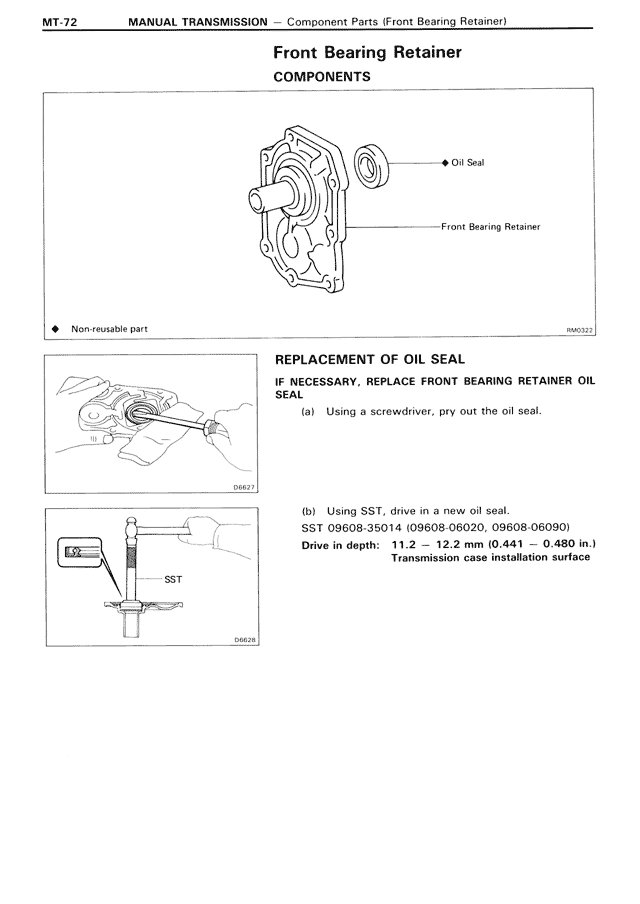 Front Bearing Retainer