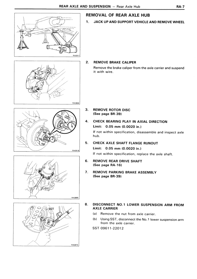 Rear Axle And Suspension - RA-07