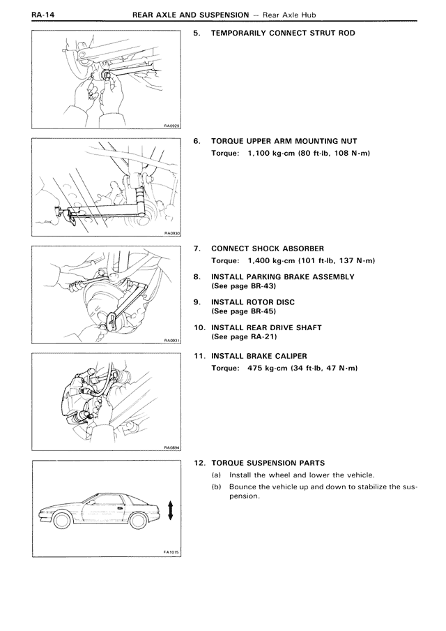 Rear Axle And Suspension - RA-14