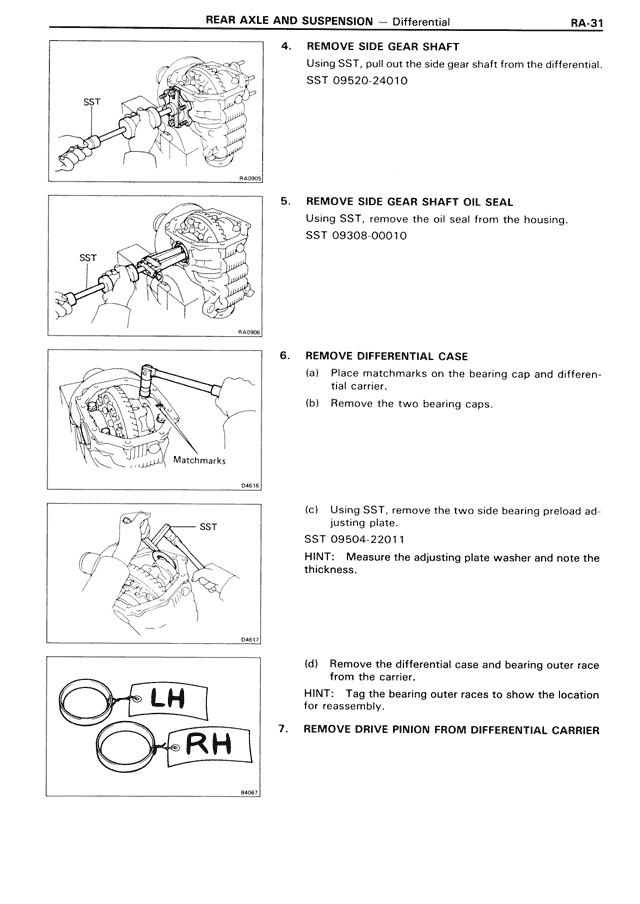 Rear Axle And Suspension - RA-31
