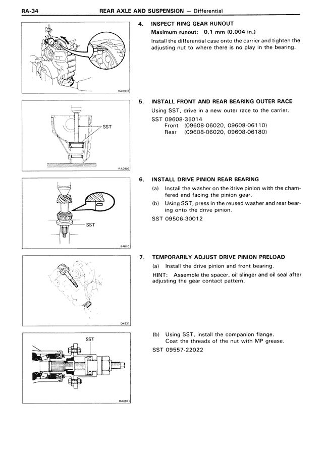 Rear Axle And Suspension - RA-34