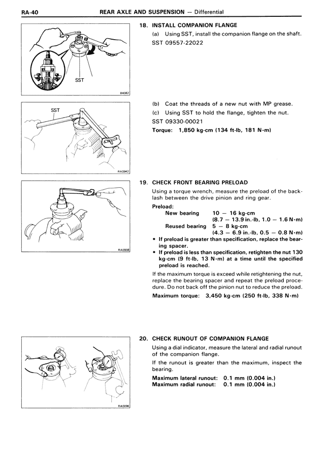 Rear Axle And Suspension - RA-40