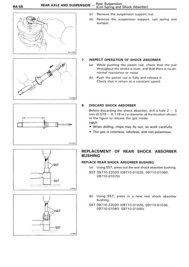 Rear Axle And Suspension - RA-58