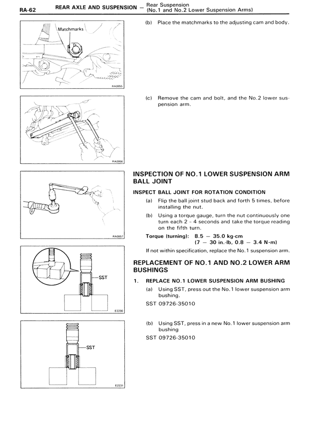 Rear Axle And Suspension - RA-62