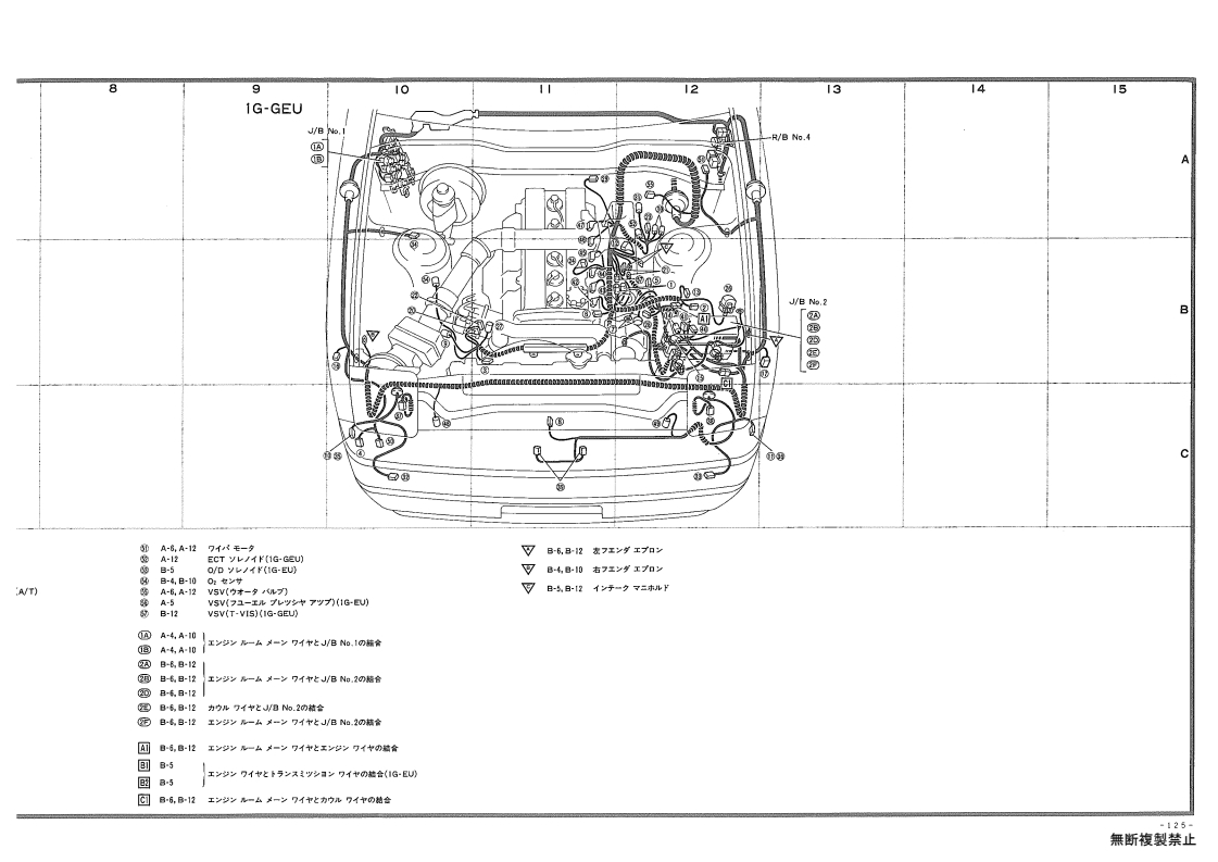 Wiring and routing diagram