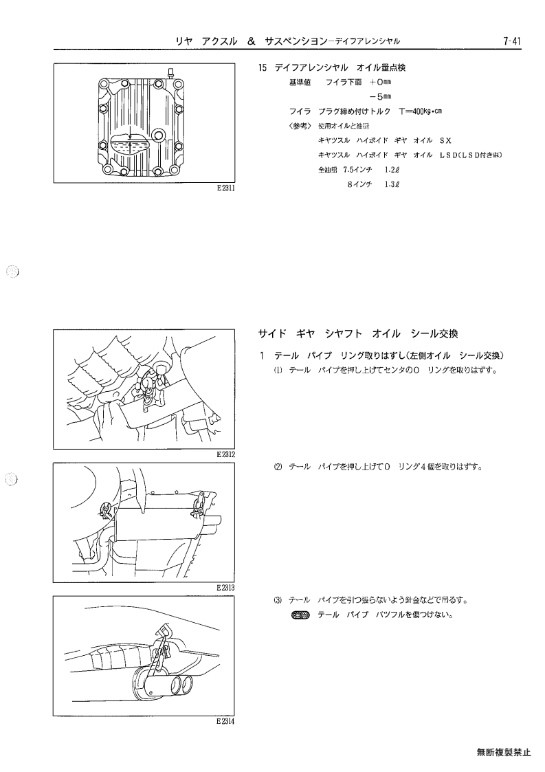 Rear axle & suspenion