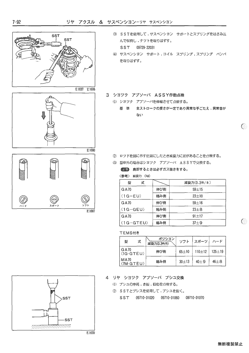 Rear axle & suspenion