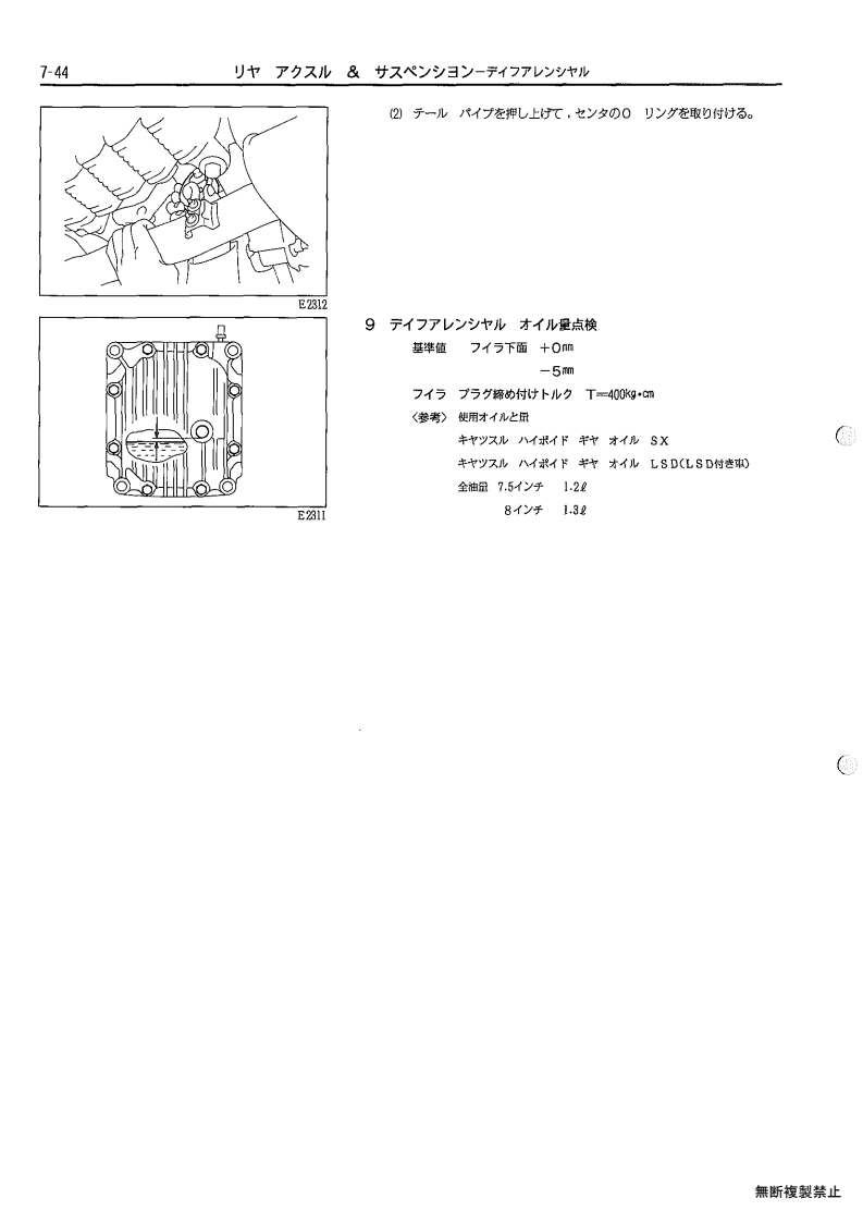 Rear axle & suspenion