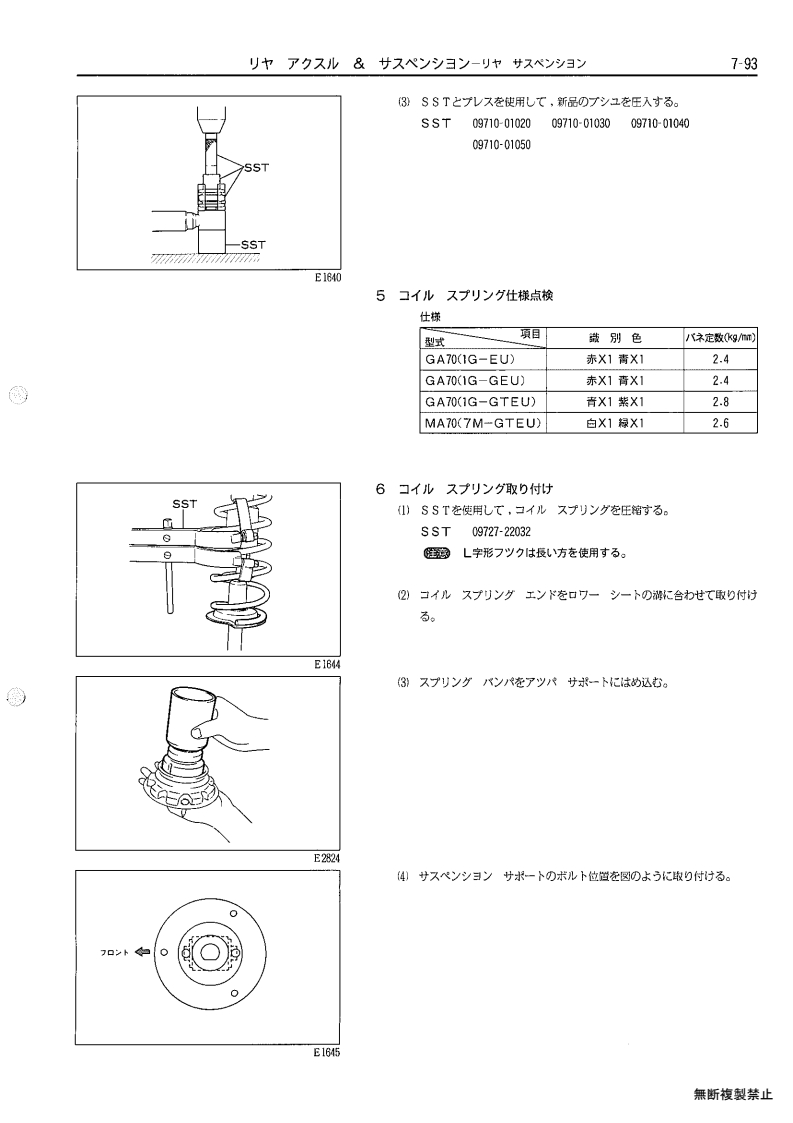 Rear axle & suspenion