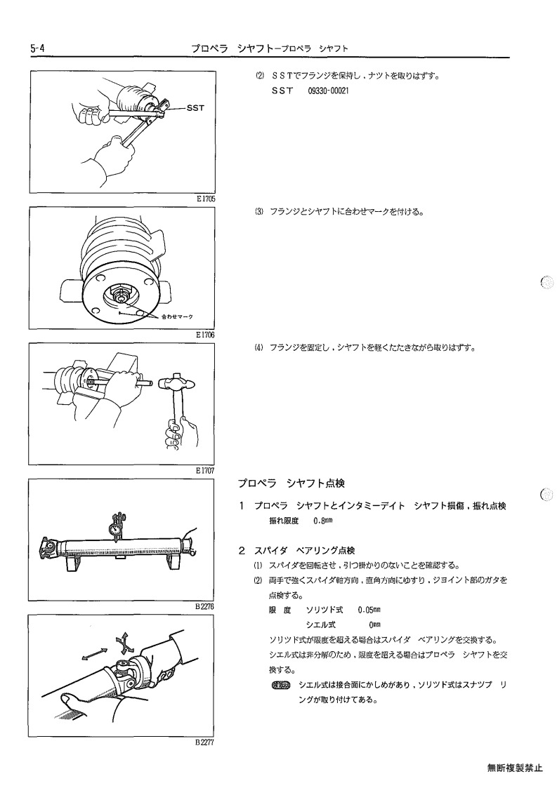 Propeller shaft