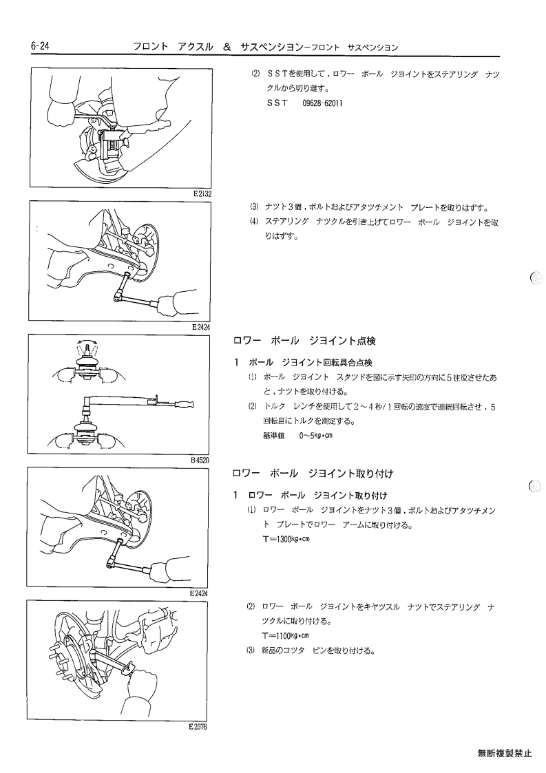 Front axle & suspension