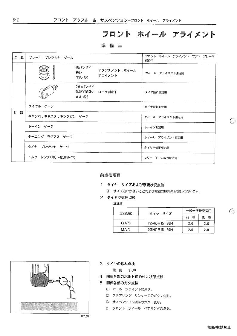 Front axle & suspension