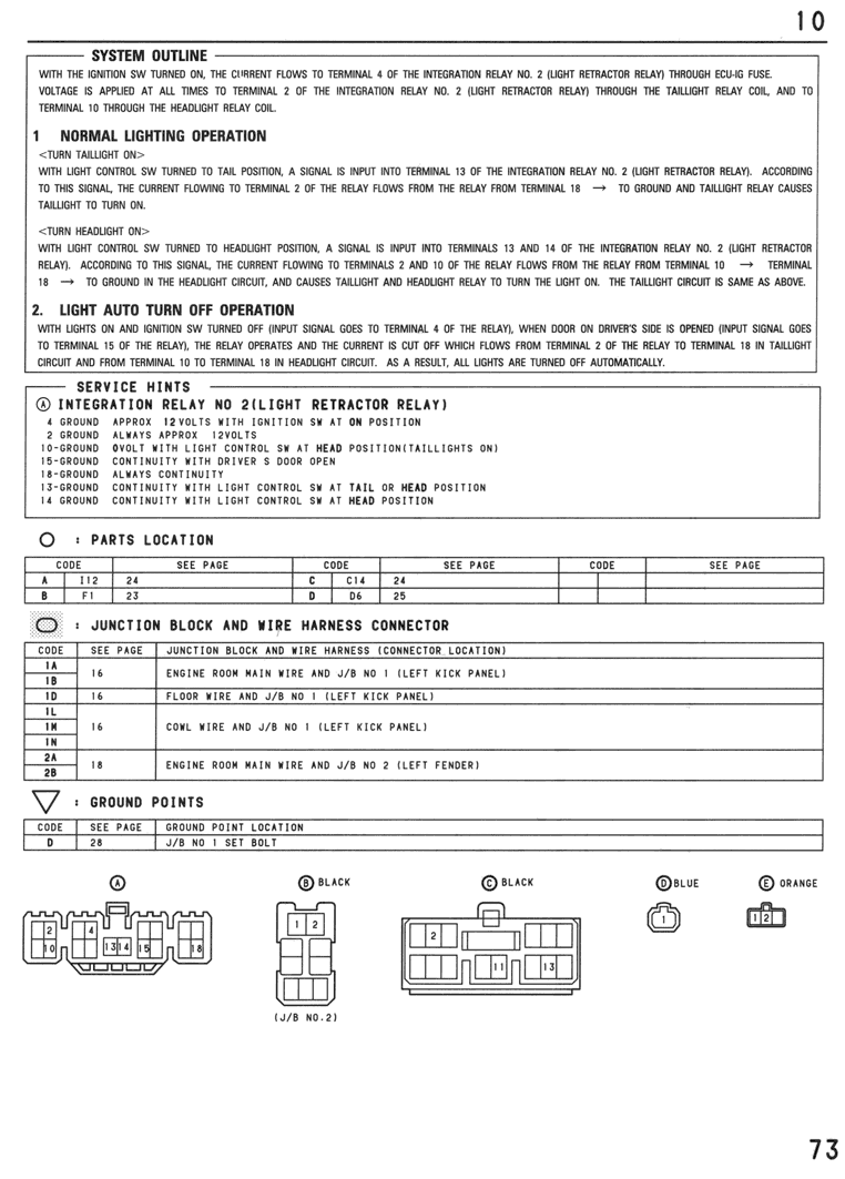 Light Auto Turn Off System - page 073